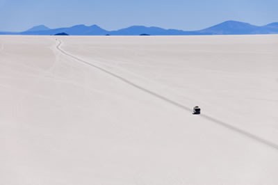 El llano de Uyuni,Bolivia