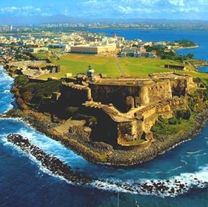 El castillo de morro,Puerto rico